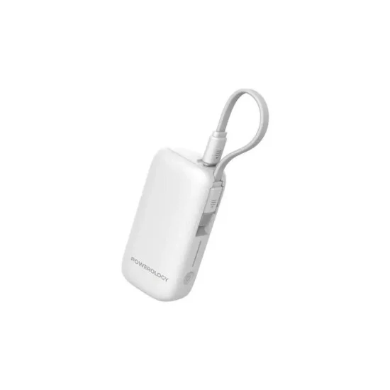 Power Bank 5000Mah Powerology - White
